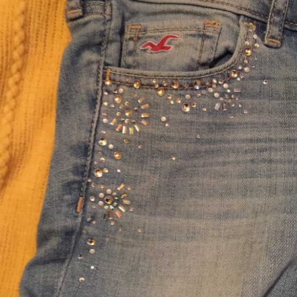 Hollister rhinestone Jeans - Picture 5 of 7